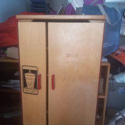 Solid Wood Play Refrigerator