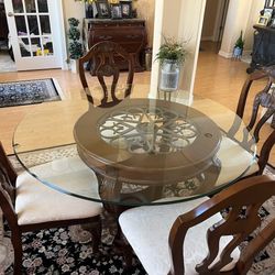 Glass Table Dining Room Set