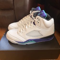 Jordan 5 retro grape 2025 size 13