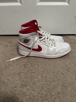 Jordan 1 White gym red