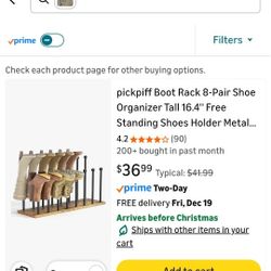 8pair Shoe Holder Organizer