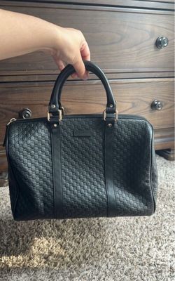 Gucci Microguccissima Leather Boston Bag
