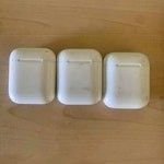 3 Pairs Apple AirPods Bluetooth Wireless Earbuds White, Left Earbud Working Only