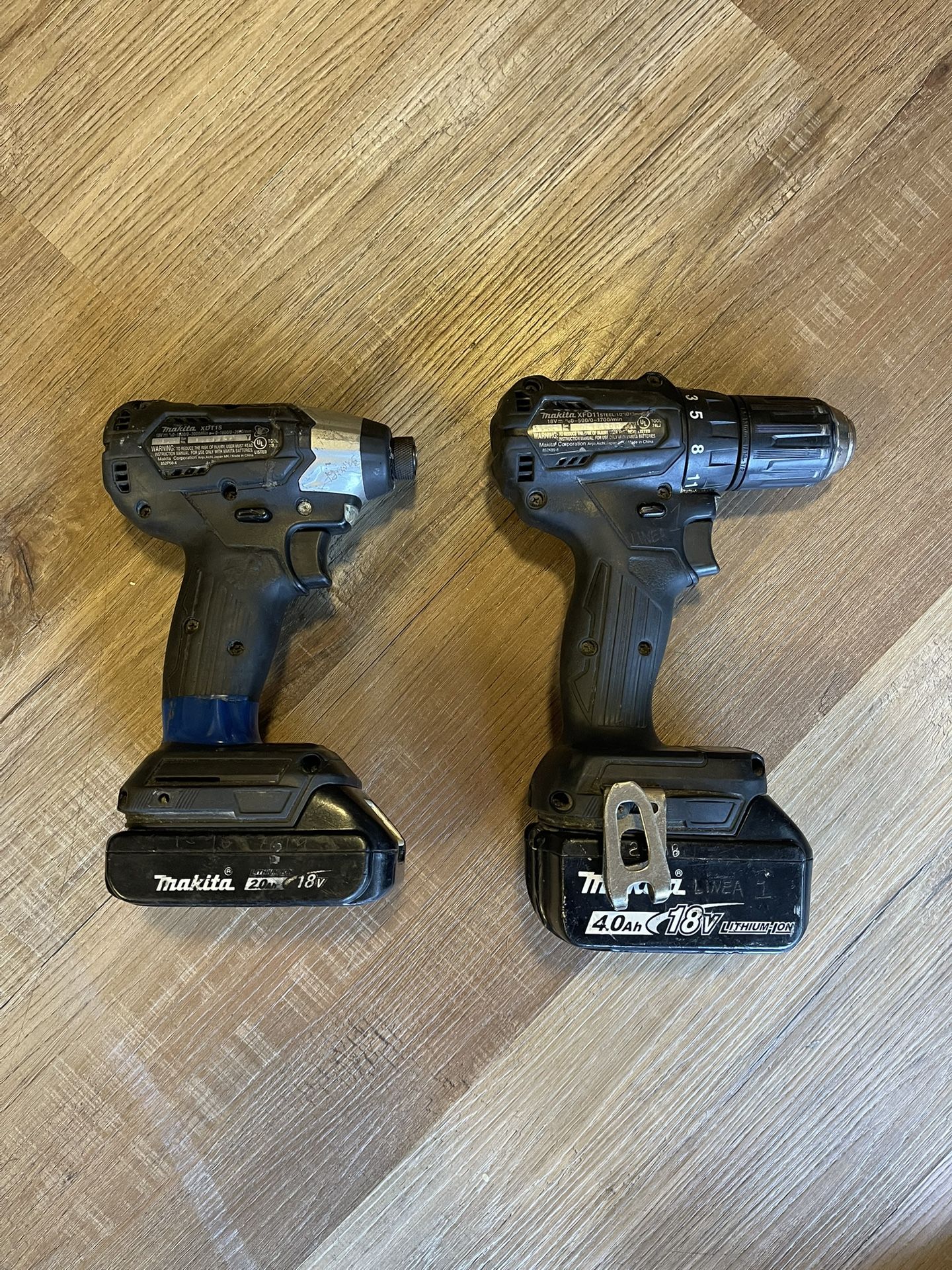 Makita Drill Set With Battery’s
