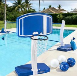 Pool Basketball and Volleyball Set