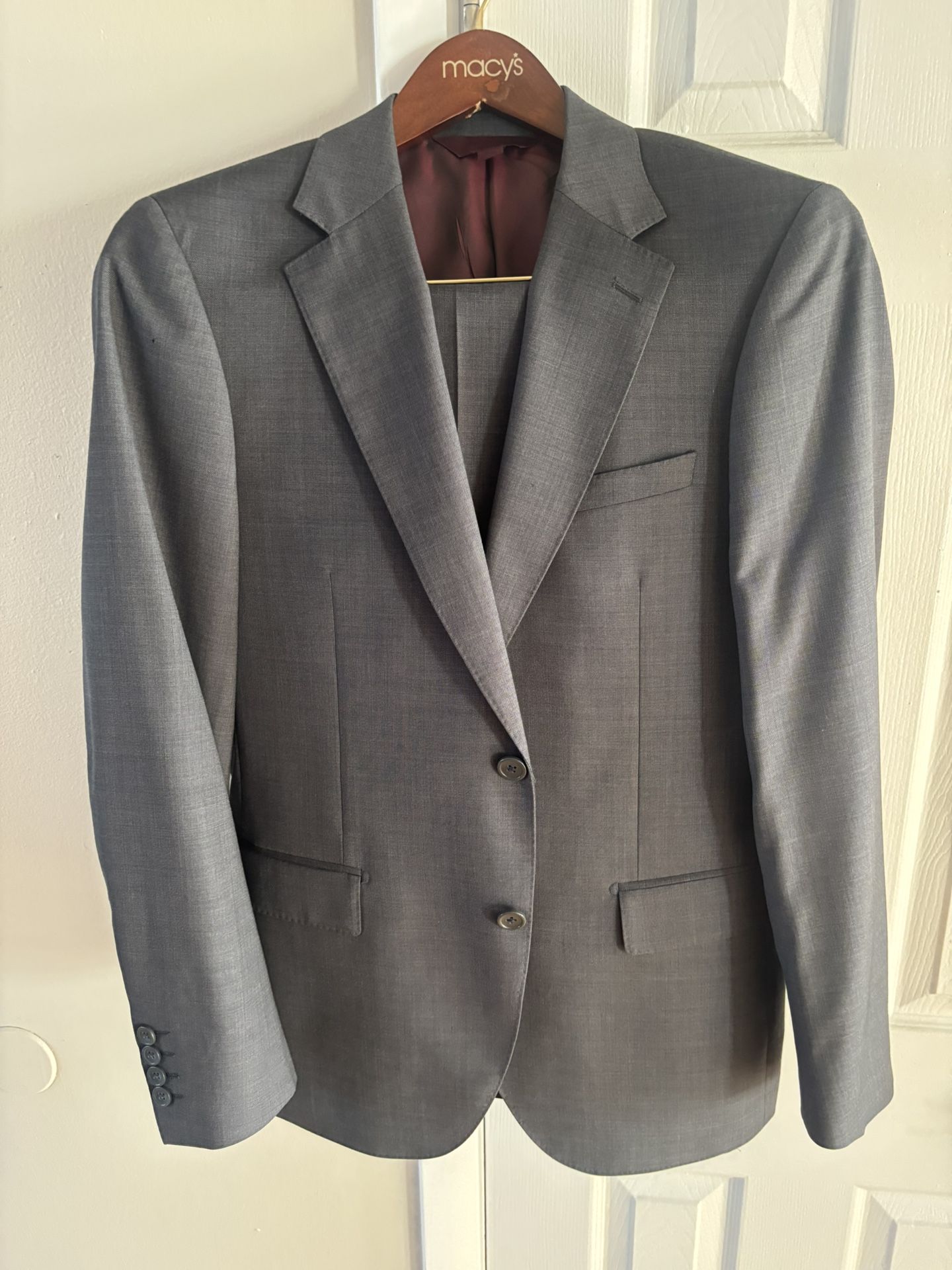 Mens suits (2) - Charcoal And Navy With Black Pinstripes