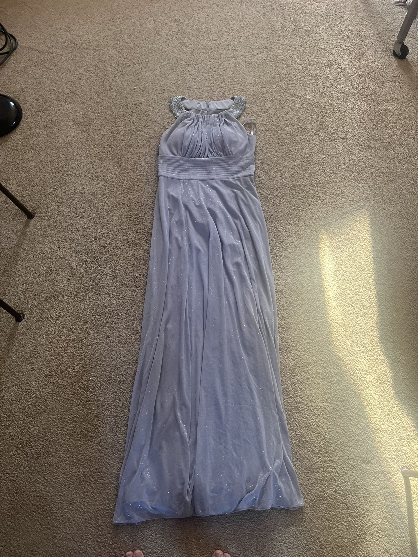 Silver Prom Dress