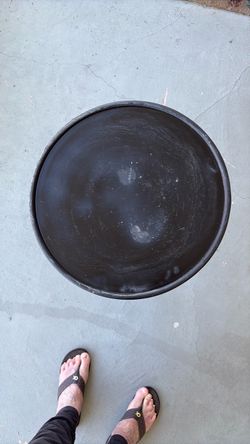 Small   Round  Metal  Table