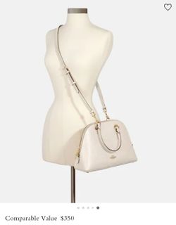 coach alma bag white