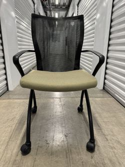 Mayline TSH1F rolling conference / side chair