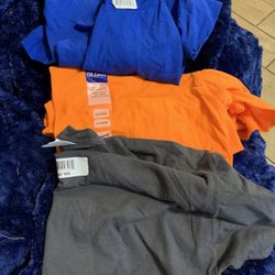Three Assorted Plain Shirt New 2 Youth 1 Adult