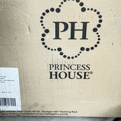Princess House 60-Qt. Stockpot with Steaming Rack