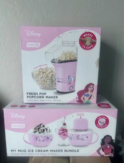 Disney Dash Princess popcorn maker and ice cream maker new set