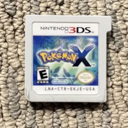 Pokemon X Cartridge Nintendo 3DS Game