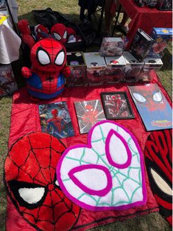 Spiderman Game room decor and collectibles