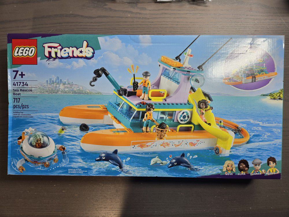 LEGO FRIENDS SEA RESCUE BOAT 41734 NEW