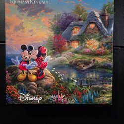 Thomas Kinkade Mickey and Minnie Puzzle