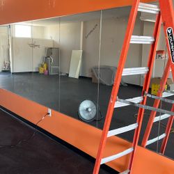 8~5ft tall 3ft wide BARBER SHOP~YOGA STUDIO etc. MIRRORS  w/Mounting Hardware 