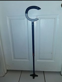 elderly or injury recovery "c grip" handle walking cane with "x" tip  $20 FIRM