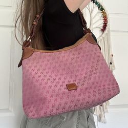 Dooney & Bourke Pink/Brown Purse