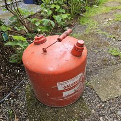 Canister For Gasoline 5 Gallons, Metal 