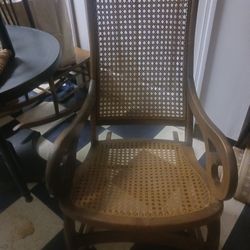 Antique Goose Neck Rocking Chair