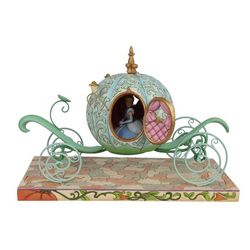 $80 ENESCO DISNEY TRADITIONS BY JIM SHORE CINDERELLA IN PUMPKIN COACH FIGURINE 