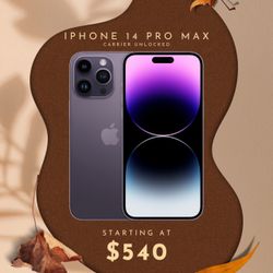 iPhone 14 Pro Max Carrier Unlocked 