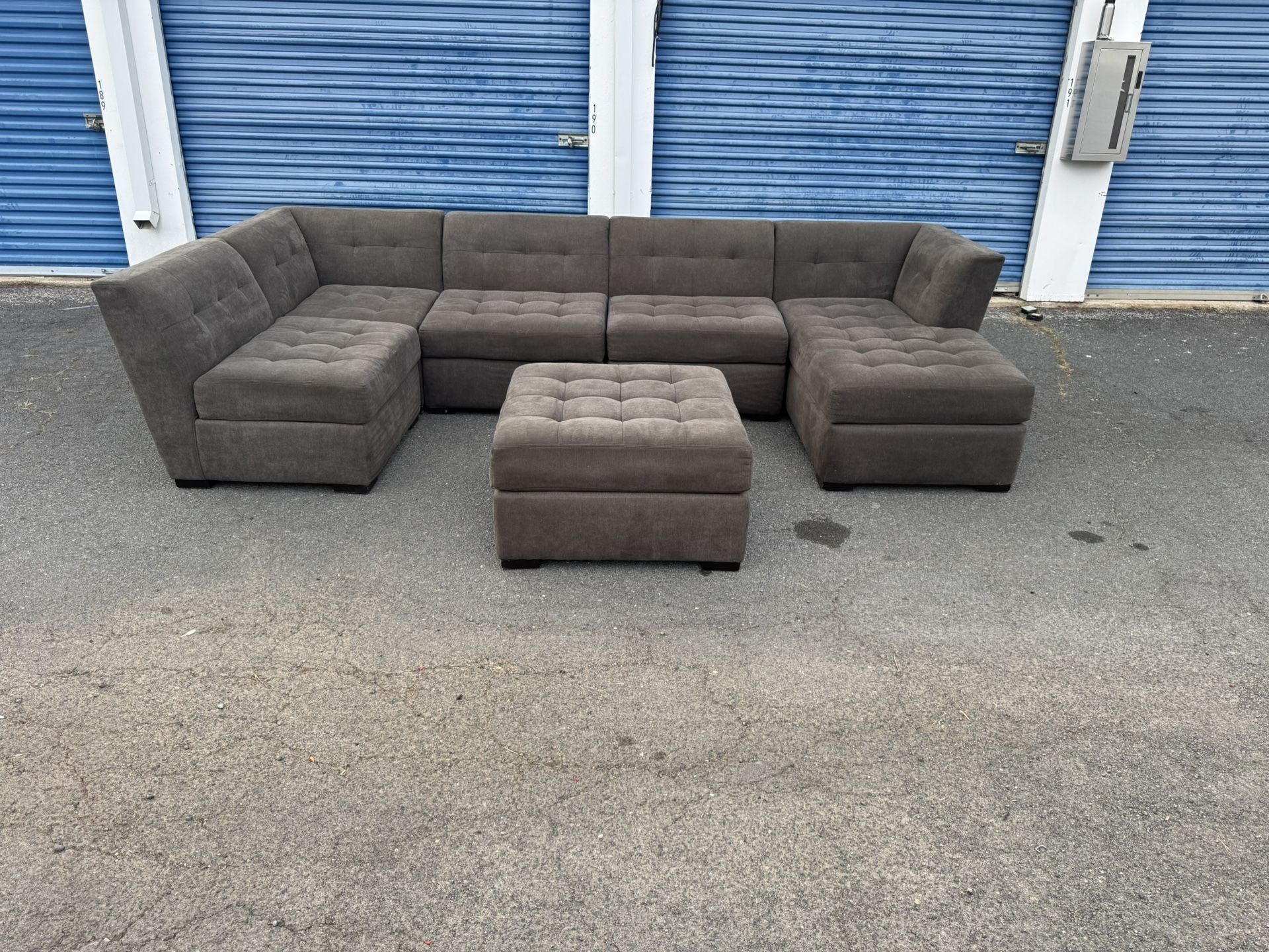 6 piece gray Thomasville modular sectional DELIVERY AVAILABLE! 🚚
