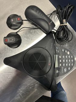 Polycom Soundstation2 Expandable 2(contact info removed)0-601 W/Base Station Power W/ 2 Mics Ex