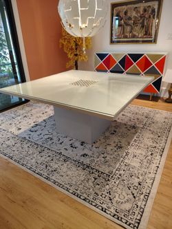 Mesa Comedor Con Cristal Para 8 Comensales Sin Sillas