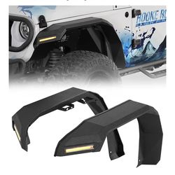 Jeep Wrangler Metal Fender Flares “FRONT ONLY”