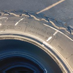 4 llantas Lt 275 65 R18 Bfgoodrich all terrain