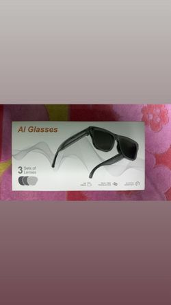 AI Smart Glasses with HD Video & Voice Assistant