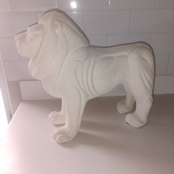 Escultura De León De Cerámica 