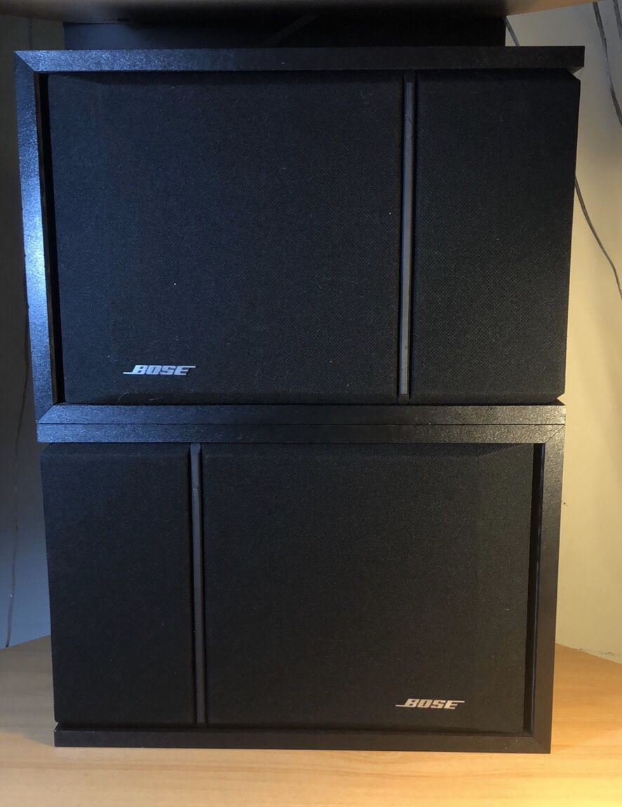 Bose 201 Series III Direct Reflecting Black Bookshelf Speakers Pair Very Nice
