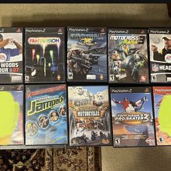 12 Games Play Station 2…..8 Dlls Each