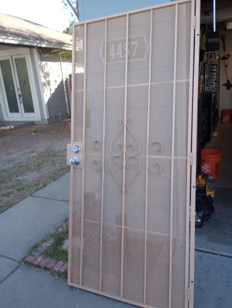 Security Screen Door