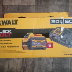 Brand New DeWalt Flex Volt Battery & Charger Kit 