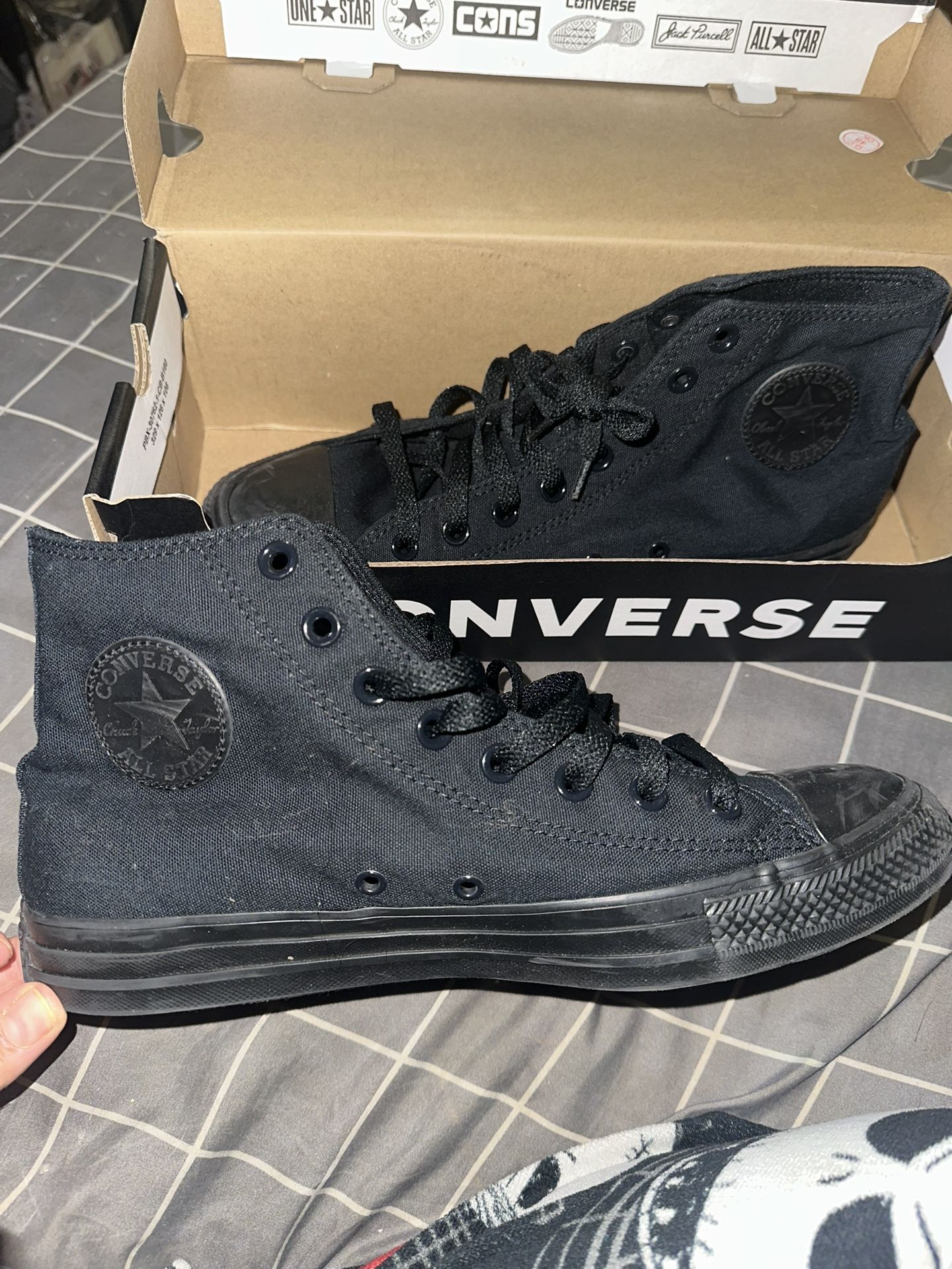 Black High Top Converse