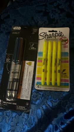 Sharpie Highlighters 4-Pack + Star Wars Pens