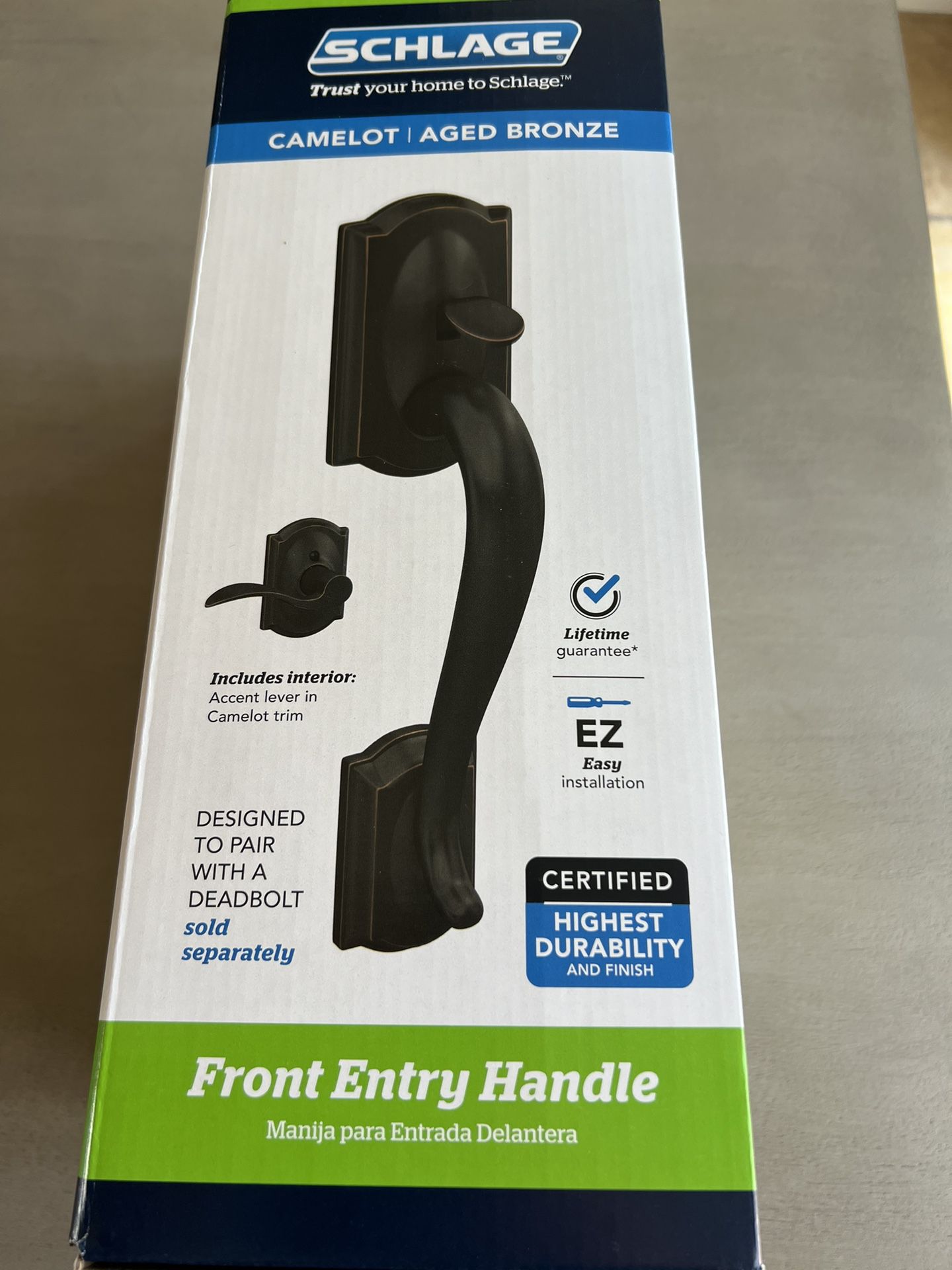 Schlage Front Entry Handle FE285