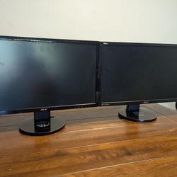 Two Asus Monitors 1920x1080 144hz 24inch