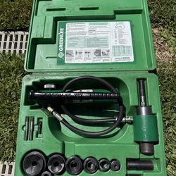 Greenlee 7306 Ram and Hand Pump Hydraulic Driver Kit