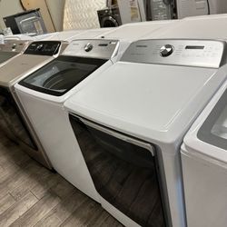 Samsung washer and dryer set electric with warranty