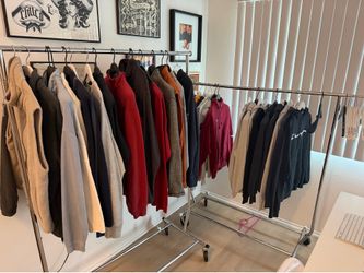 Single-Rail Collapsible clothing Rack