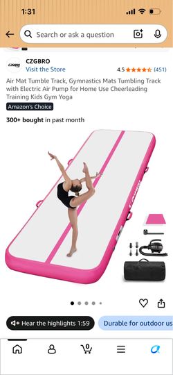 Gymnastics/Tumbling Inflatable mat