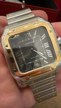 Cartier Santos Large Grey Dial