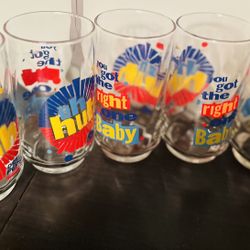 Vintage Diet Pepsi "Uh Huh" Glasses - Set of 5