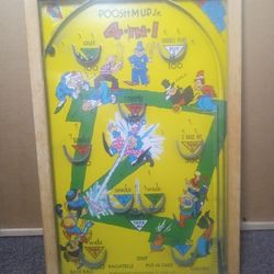 POOSH EM UP JR 4 in 1 PINBALL BASEBALL 